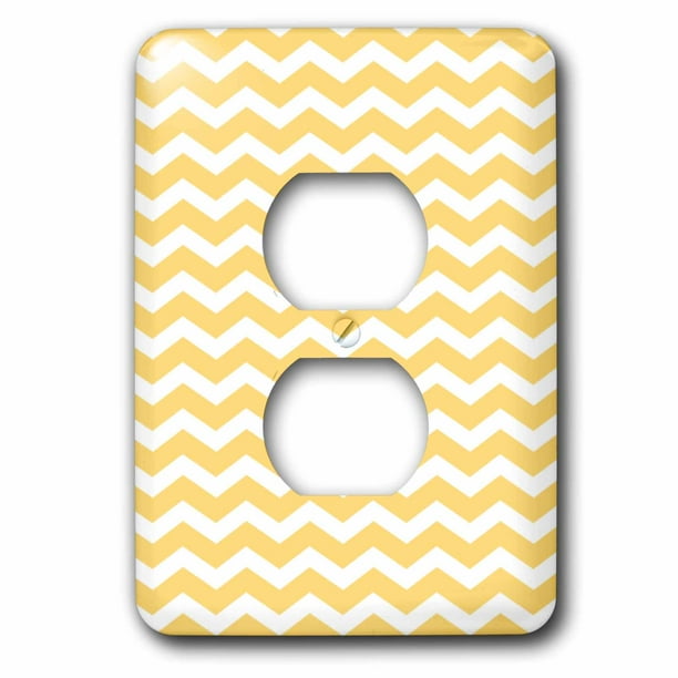 3dRose lsp_28129_6 Yellow and White Stars Outlet Cover 3dRose lsp_28129_6 Yellow and White Stars Outlet Cover